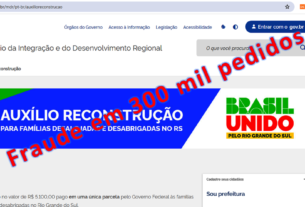 Fraude no Auxílio Reconstrução RS